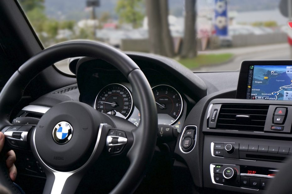 Car dashboard of a consumer
