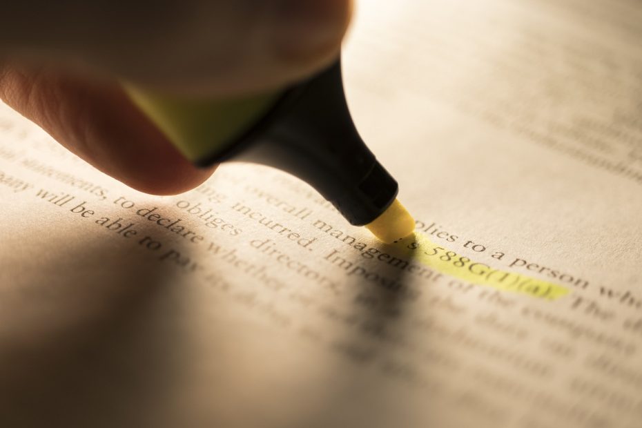 Policy Work 20 Highlighting legislation