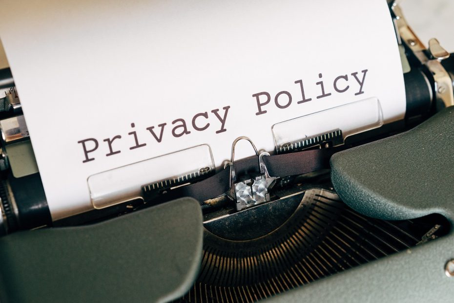 Policy Work 15 Privacy policy for consumers coming out of typewriter